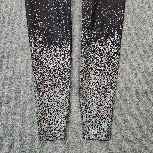 BEYOND YOGA Alloy Rainbow Ombre High Waisted Speckled Midi Legging USA SIZE XS - Picture 7 of 15